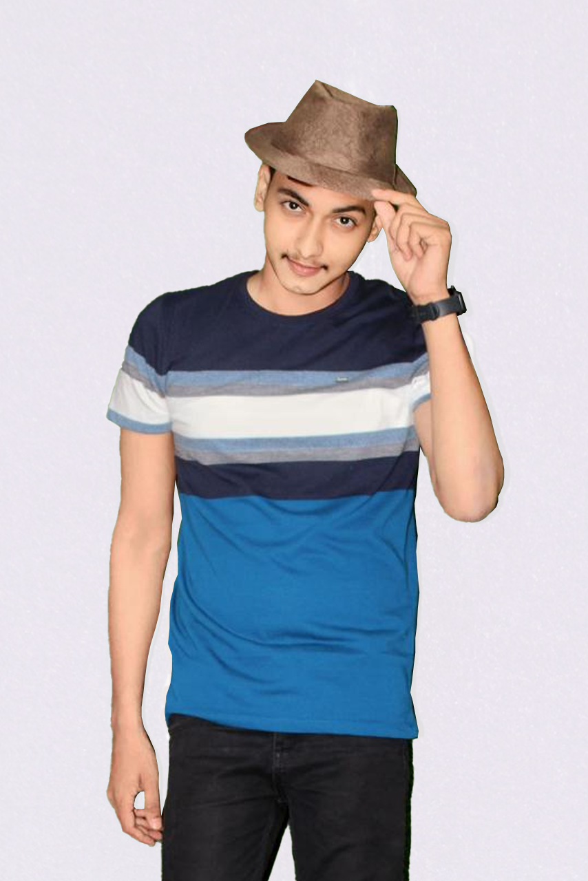 Boys' Multicolor Lining T-shirt